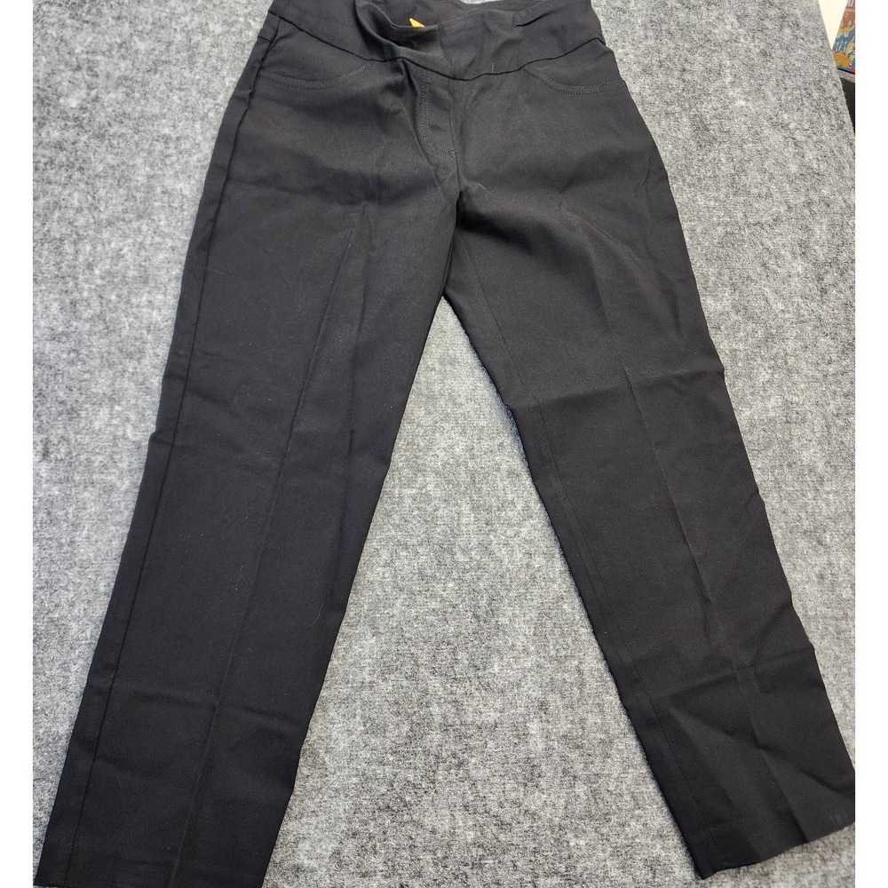 NWT Ruby Rd. Women's Black Dress Pants Slimming Petite 10P Proportioned Short 25